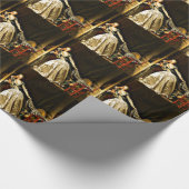 The Stolen Kiss, Gemälde von Jean-Honore Fragonard Geschenkpapier (Ecke)