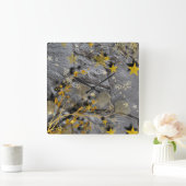 The Stone wall Quadratische Wanduhr (Zuhause)