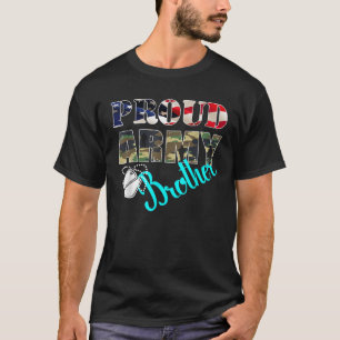 The Story Army Brother Flag American T Shirt Milit