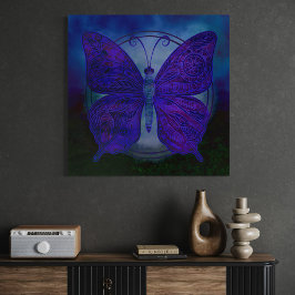 The Storyteller of Nocturnal Spirits Canvas  Leinwanddruck