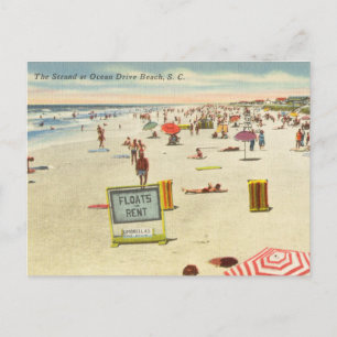 The Strand am Ocean Drive Beach, South Carolina Postkarte