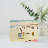 The Strand at Ocean Drive Beach, South Carolina Postkarte (Stehend Vorderseite)