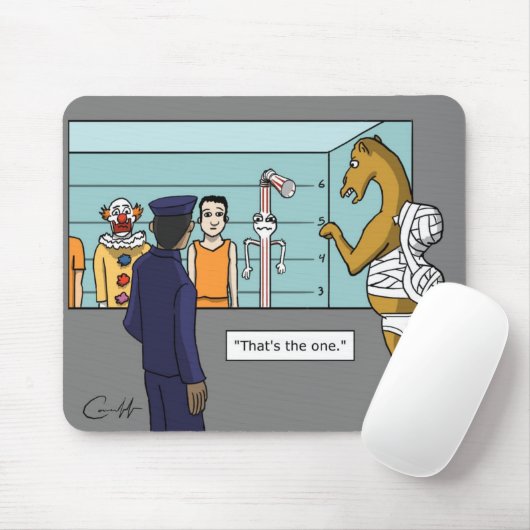 "The Straw" Mousepad (Mit Mouse)