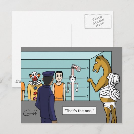 "The Straw" Postkarte (Vorne/Hinten)