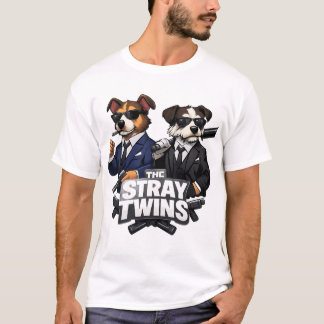 The Stray Twins – British Dog Parody T-Shirt