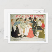 'The Street', Plakat für den Drucker Charles Verne Postkarte (Vorne/Hinten)