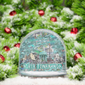 The Streets of North Tonawanda Snow Globe Schneekugeln (Weihnachten)