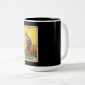 The Strength Tarot Zweifarbige Tasse (VorderseiteRechts)