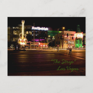 The Strip @ Night Las Vegas Postkarte #3