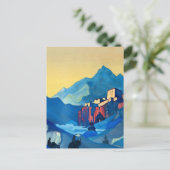 "The Stronghold of the Spirit" von Nicholas Roeric Postkarte (Stehend Vorderseite)