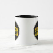 The Stubborn American Bold Emblem mug Tasse (Zentrum)