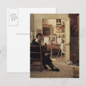 The Studio of Ingres in Rome, 1818 Postkarte (Vorne/Hinten)
