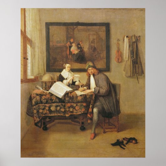 The Studious Life, 1662 Poster (Vorne)