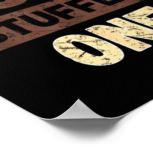 The Stuffed One _ Fall Family Couple Friends – Vib Poster (Ecke)