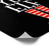 The Stylish Elf Group Matching Family Christmas Poster (Ecke)