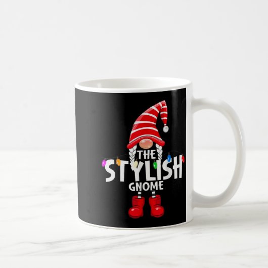 The Stylish Gnome Christmas Matching Pajama Kaffeetasse (Rechts)
