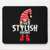 The Stylish Gnome Christmas Matching Pajama Mousepad (Vorne)