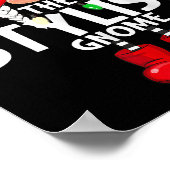 The Stylish Gnome Christmas Matching Pajama Poster (Ecke)