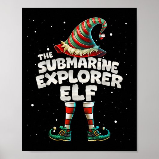 The Submarine Explorer Elf Family Matching Group C Poster (Vorne)