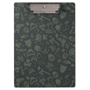 The Suicide Squad   Character Icon Pattern Klemmbrett