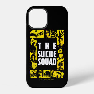 The Suicide Squad Gelbe und schwarze Symbolblöck iPhone 12 Hülle