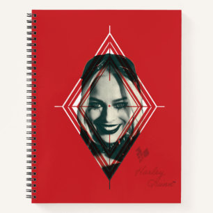 The Suicide Squad Harley Quinn Diamond Target Notizblock