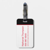 The Suicide Squad | Harley Quinn & Green Ferns Gepäckanhänger (Rückseite vertikal)