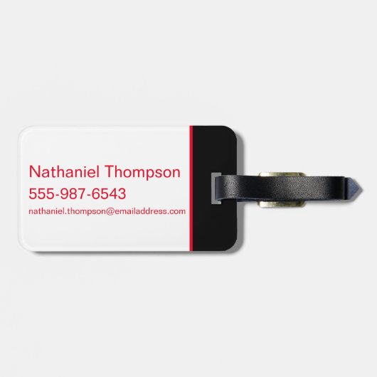 The Suicide Squad | Harley Quinn & Green Ferns Gepäckanhänger (Rückseite horizontal)