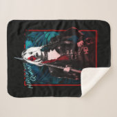 The Suicide Squad | Harley Quinn & Green Ferns Sherpadecke (Vorderseite (Horizontal))