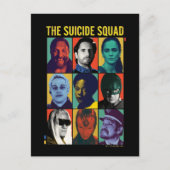 The Suicide Squad | Retro Grid With Amanda Waller Postkarte (Vorderseite)