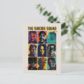 The Suicide Squad | Retro Grid With Harley Quinn Postkarte (Stehend Vorderseite)