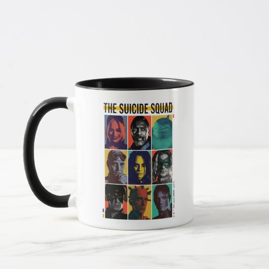 The Suicide Squad | Retro Grid With Harley Quinn Tasse (Links)