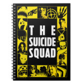 The Suicide Squad | Yellow & Black Icon Blocks Notizblock (Vorderseite)