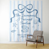 The Summer I turned 12 Birthday Banner  Wandteppich (Beispiel)