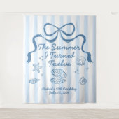 The Summer I turned 12 Birthday Banner  Wandteppich (Vorderseite)