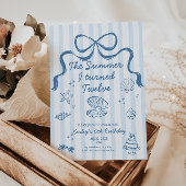 The Summer I turned 12 Birthday Invitation Einladung