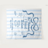 The Summer I turned 13 Birthday Banner  Wandteppich (Vorderseite (Horizontal))