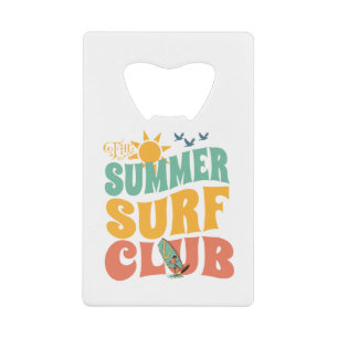 The Summer Surf Club-Beach-Summer-Surf-Funny Geldbeutel Flaschenöffner