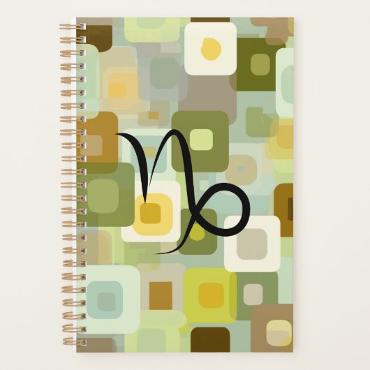 🐐 The Summit Seeker Notebook: Geometric Ambition Planer (Vorderseite)