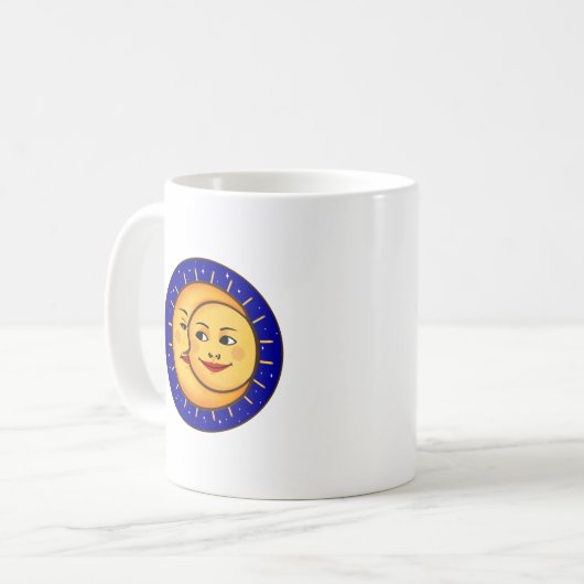 The Sun and the Moon Mug Kaffeetasse (Vorderseite Links)