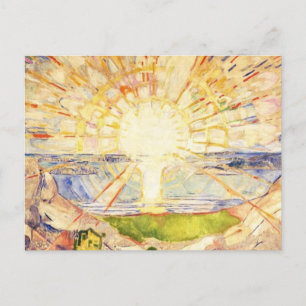 The Sun By Edvard Munch Postkarte