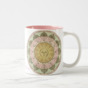 The Sun, Mond und Jahreszeiten Zweifarbige Tasse