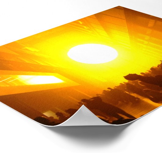 The Sun & People Poster (Ecke)