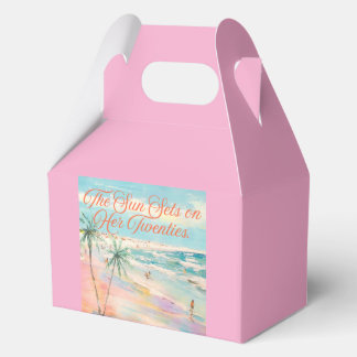 The Sun Sets on Her Twenties  Geschenkschachtel