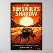 The Sun Spider’s Shadow Desert Art Poster (Vorne)