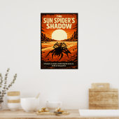 The Sun Spider’s Shadow Desert Art Poster (Küche)