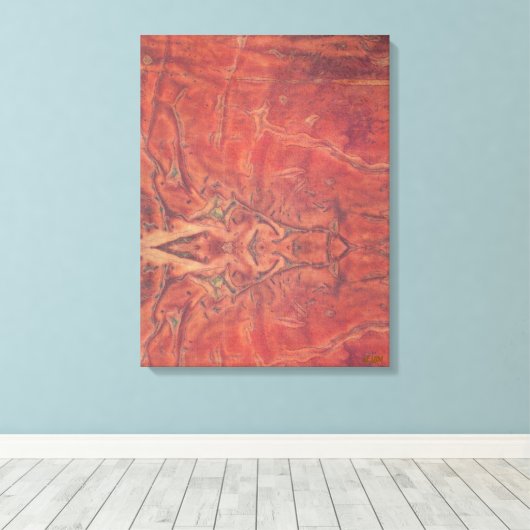 The Sun Stretched Canvas Print Leinwanddruck (Insitu (Holzboden))