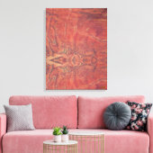 The Sun Stretched Canvas Print Leinwanddruck (Insitu (Wohnzimmer))