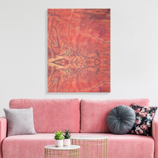 The Sun Stretched Canvas Print Leinwanddruck (Insitu (Wohnzimmer))