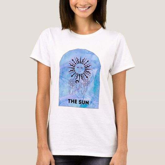The Sun Tarot Card Art Graphic T - Shirt - Mystisc (Vorderseite)
